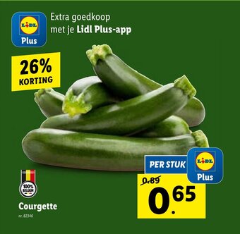 Lidl Courgette aanbieding