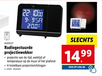 Lidl AURIOL Radiogestuurde projectiewekker aanbieding