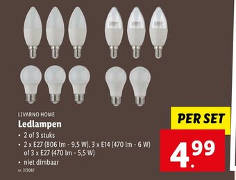 Lidl LIVARNO HOME Ledlampen aanbieding