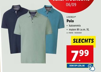 Lidl LIVERGY Polo aanbieding