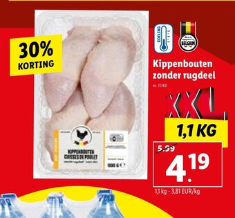 Lidl Kippenbouten zonder rugdeel aanbieding
