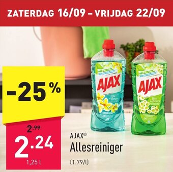ALDI AJAX Allesreiniger aanbieding