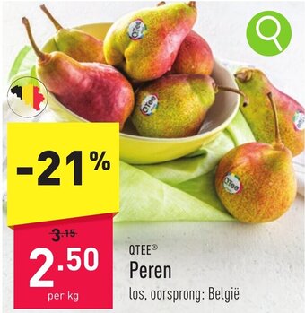 ALDI QTEE Peren aanbieding