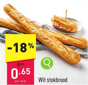 ALDI Wit stokbrood aanbieding