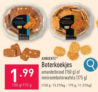 ALDI AMBIENTE Boterkoekjes aanbieding