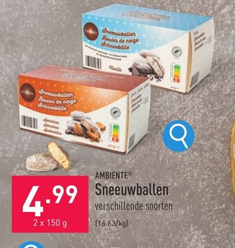 ALDI AMBIENTE Sneeuwballen aanbieding