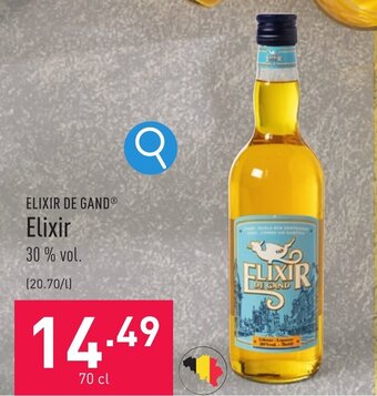 ALDI ELIXIR DE GAND Elixir 30% vol 70 cl aanbieding