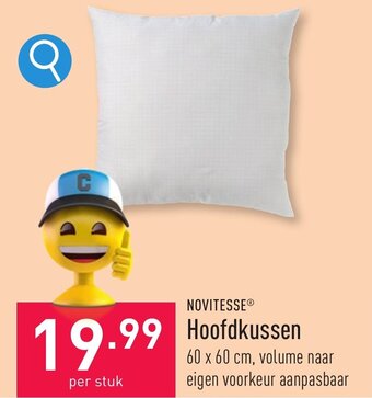 ALDI NOVITESSE Hoofdkussen aanbieding