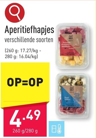 ALDI Aperitiefhapjes aanbieding