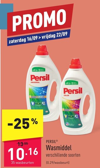 ALDI PERSIL Wasmiddel aanbieding