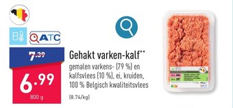 ALDI Gehakt varken-kalf aanbieding