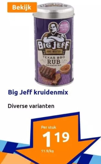 Action Big Jeff kruidenmix aanbieding