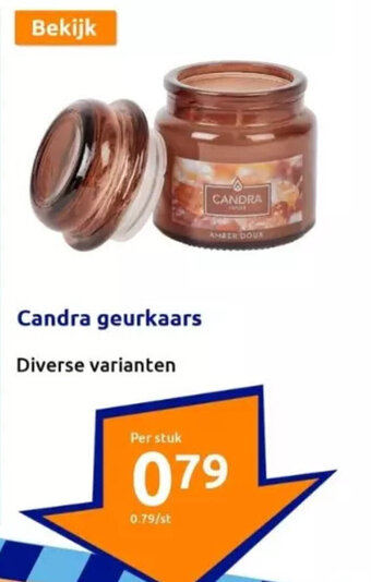 Action Candra geurkaars aanbieding