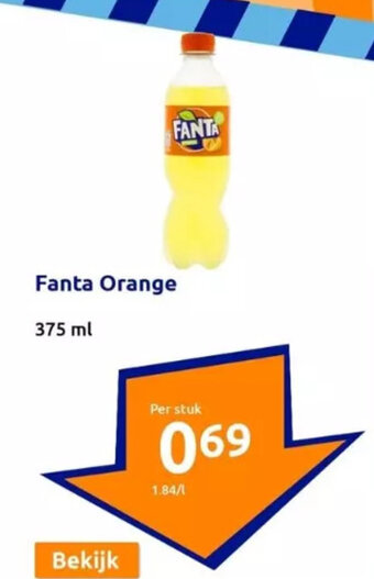 Action Fanta Orange 375ml aanbieding
