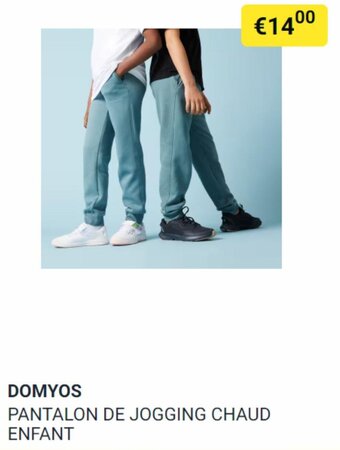Decathlon DOMYOS PANTALON DE JOGGING CHAUD ENFANT aanbieding