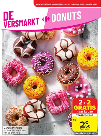 Carrefour Market Donuts Premium aanbieding