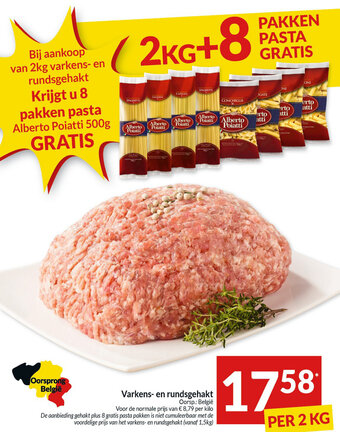 Intermarché Varkens en rundsgehakt aanbieding