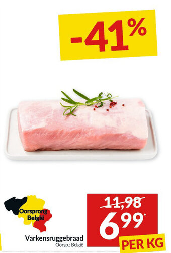 Intermarché Varkensruggebraad aanbieding