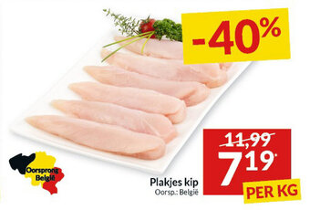Intermarché Plakjes kip aanbieding