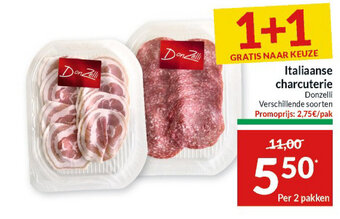 Intermarché Italiaanse charcuterie aanbieding