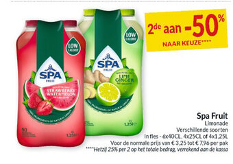 Intermarché Spa Fruit aanbieding