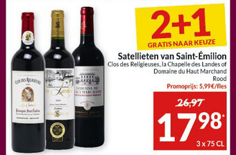 Intermarché Satellieten van Saint-Émilion aanbieding