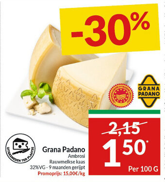 Intermarché Grana Padano aanbieding
