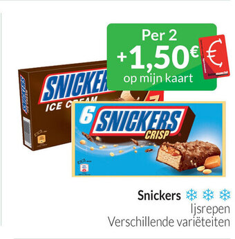 Intermarché Snickers aanbieding