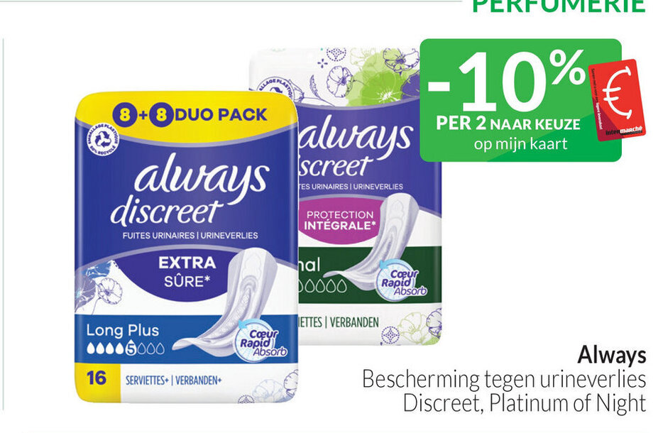Intermarché Always aanbieding