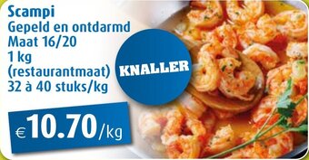 Aronde Scampi 1 kg aanbieding