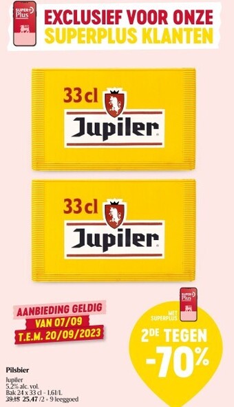 Delhaize Pilsbier jupiler aanbieding
