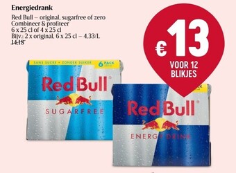 Delhaize Energiedrank red bull aanbieding