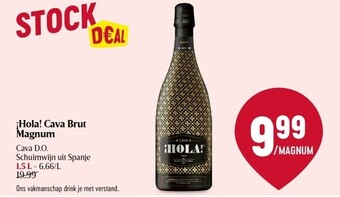 Delhaize ?hola! cava brut magnum aanbieding