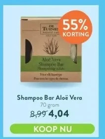 Holland & Barrett Shampoo bar aloë vera 70 gram aanbieding