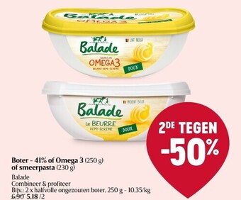 Delhaize Boter - 41% of omega 3 aanbieding