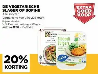 Jumbo Sofine broccoli burger aanbieding
