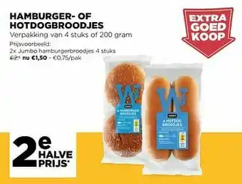 Jumbo Jumbo hamburgerbroodjes aanbieding