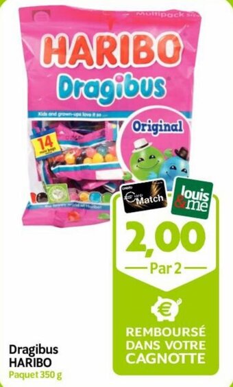 HARIBO Dragibus Paquet 350 g