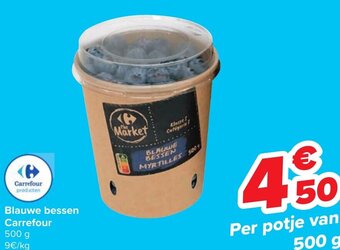 Carrefour Blauwe bessen Carrefour 500 g aanbieding