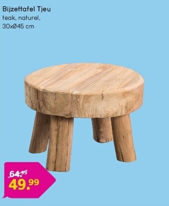 Leen Bakker Bijzettafel tjeu aanbieding