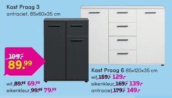 Leen Bakker Kast praag 3 aanbieding