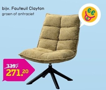 Leen Bakker Fauteuil clayton aanbieding