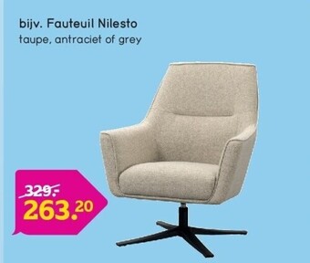 Leen Bakker Fauteuil nilesto aanbieding
