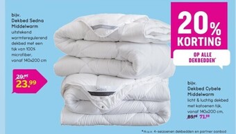 Leen Bakker Dekbed sedna middelwarm aanbieding