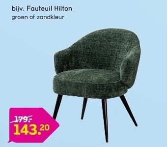 Leen Bakker Fauteuil hilton aanbieding
