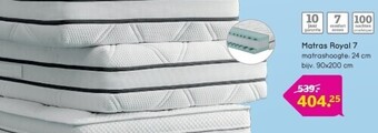 Leen Bakker Matras royal 7 aanbieding