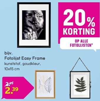 Leen Bakker Fotolijst easy frame aanbieding