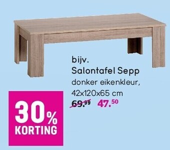 Leen Bakker Salontafel sepp aanbieding