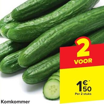Carrefour Komkommer aanbieding