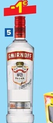 Carrefour Wodka original smirno aanbieding